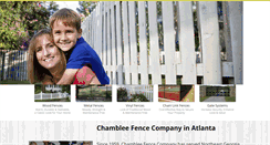 Desktop Screenshot of chambleefence.com